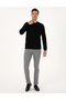 Gray Slim Fit Drawstring Canvas Trousers 50310829-Vr024