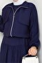 Milda Jacket Dress Double Suit 1579 - Navy Blue