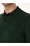 Dark Green Slim Fit Polo Neck Basic Knitwear Sweater 50314189-Vr079 - 7