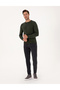 Dark Khaki Slim Fit Crew Neck Basic Sweater 50315509-Vr111 - 4