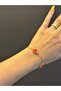 Steel Clover Women's Bracelet - 4