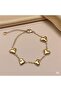 Steel Gold Heart Bracelet - 3