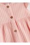 Lcw Baby Crew Neck Textured Baby Girl Blouse and Shorts 2-Pack - 5