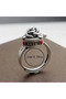 Vintage Rose Pattern Ring with Compartment for Party and Daily Use - 3