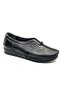Twin Genuine Leather Orthopedic Comfort Women's Casual Shoes Black - 3