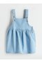 Lcw Baby Blue Baby Girl Jean Dress and Blouse 2 Pcs - 4