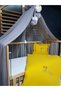 Embroidered Muslin Sleeping Set - 100X150 cm Duvet Cover, Pompom Mosquito Net, Tulle and Apparatus - 8