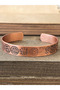 Copper Bracelet with Protection Prayer and Lucky Numbers, Copper Bracelet with Protection Talisman