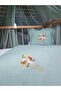 Embroidered Muslin Sleeping Set - 80X120 cm Duvet Cover, Pompom Mosquito Net, Tulle and Apparatus - 6