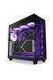 علبة H6 Flow RGB متوسطة الحجم ذات حجرتين، باللون الأسود