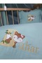 Embroidered Muslin Sleeping Set - 100X150 cm Duvet Cover, Pompom Mosquito Net, Tulle and Apparatus - 5
