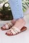 014-23 Fls Buckle Detailed Holiday Slippers Daily Slippers Women's Slippers - 2