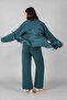 Palazzo Pant-Collar Kimano Suit - 5
