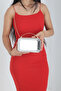Quality Metal Hand and Shoulder Gold & Silver Detailed Evening Bag - 2