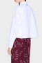 Cotton Boxy Fit Long Sleeve Logo Crop Shirt Shirt Xw000668 Af15983 U0002 - 3