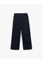 High Waist Viscose Blend Belt Detailed Trousers - 2