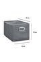Polypropylene and Metal Foldable Storage Box 15 x 31 cm - 2