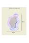 Irregular Wave Acrylic Tabletop Mirror, Unframed for Dressing Table Living Room - 4