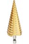 4-32mm HSS Step Drill Bit Straight Groove Step Drill Bit Titanium Coated Wood Metal Hole Cutter Core - 2