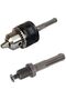CARABAZ Round Shank Drill Chuck (12mm, Grey) - 3
