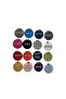 كوب من الجوت باللون الأرجواني مقاس 13 سم، 8 قطع - 5