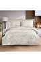 Zenit Single Ranforce Duvet Cover Set Beige (3 Pieces) Single Duvet Cover Set