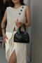 Peggy Oval Crossbody Bag Black - 5