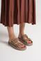 Mink Women's Rope Leather Powder Slippers - 2