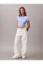Calvin Klein Rib Women's Blue Crop Lv047Ab802-7Zq - 3