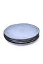 Alura Stoneware Side Plate - 20cm, Blue (Set of 4)