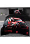 Velox Single Ranforce Duvet Cover Set Black (3 Pieces) Single Duvet Cover Set