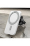 Car Mount with MagSafe Wireless Charging, White - 7