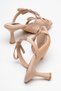 Nude - Women's Slippers with Bow Detail - 4