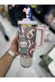 Stanley Tumbler 40oz – Labubu Cartoon Design with Handle, Limited Edition Cup - 4