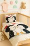 Newborn Baby Girl Bedding Set 3D Cotton Penguin