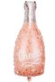 Cheers Written Champagne Cheers Foil Balloon Rose Gold Color Bride to Be Bachelorette Celebration 100X48Cm