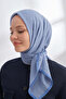Muslin Tie Scarf - Denim Blue