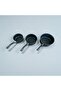 Set of 3 Granite Sauce Bowl and Milk Bowl |   12-14-16cm |   Fireproof Non-Stick |   Dowry Holder - Induction Compatible - 4
