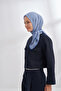 Muslin Tie Scarf - Denim Blue - 2