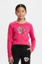 Round Neck Love Printed Girl's Bottom-Up Set - 2