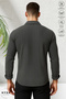 Men's Crepe Fabric Striped Lycra Seasonal Long Sleeve Shirt - 2