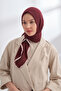 Muslin Tie Scarf - Burgundy - 3