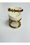 Gold Tone Steel Bracelet with Star Details