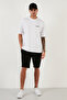 Oversize Unisex T-Shirt Iconic Minimal Font Printed Short Sleeve Combed Cotton Summer T-Shirt - 4