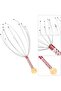 Scalp Massager, Head Scratcher, Manual Head Massager Scratcher for Deep Relaxation, Hair Stimula - 4