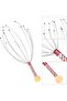Scalp Massager, Head Scratcher, Manual Head Massager Scratcher for Deep Relaxation, Hair Stimula - 3