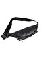 Men's Black Multi-Pocket Shoulder and Waist Bag - 4