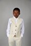 03 - 14 Years Old Boy Beige Vest Suit