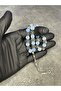Glass Natural Stone Double Color Ben-Ra Model Prayer Beads - 2