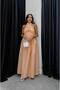 Salmon Criss Halter Dress - 3